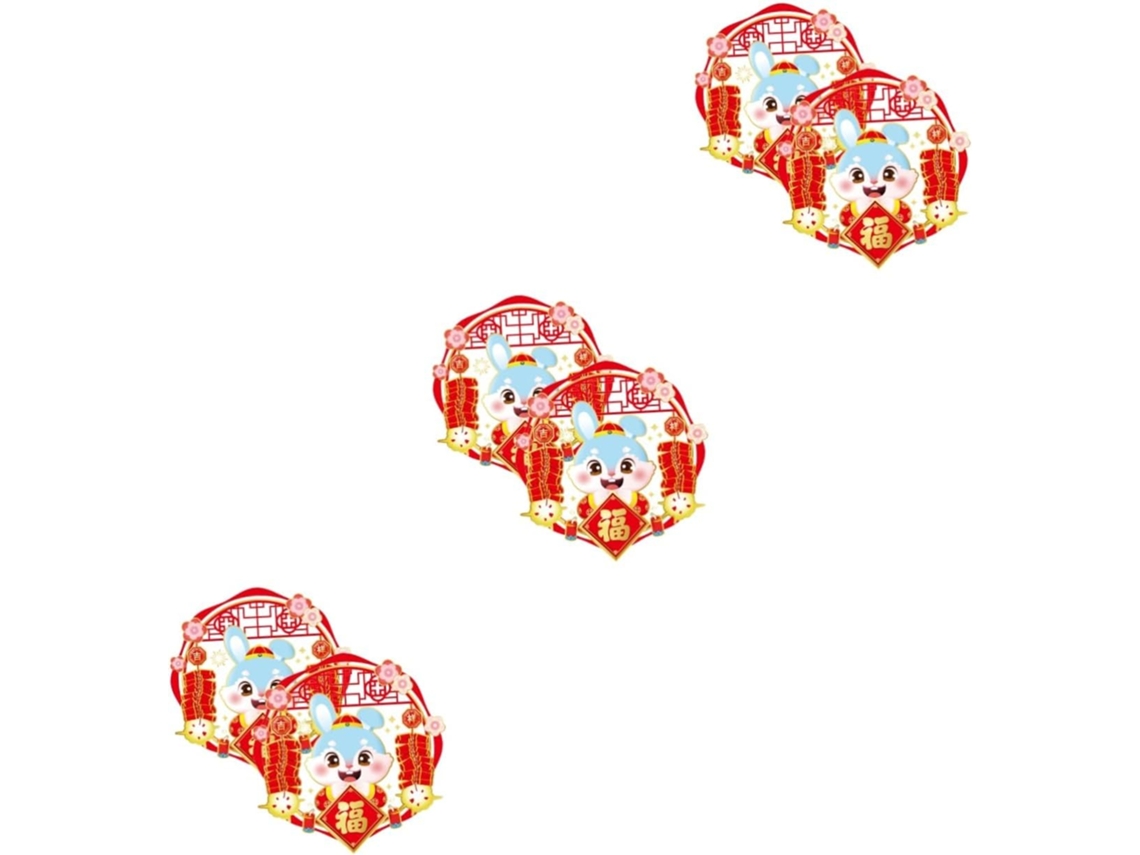 Adesivos Janela Janelas De Para O Ano Novo Chinês - Estes De São Adequados Para Decorar Sua Porta Ou Qualquer