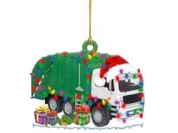 Pingente de Natal com Carros e Veículos para Festas e Presentes