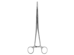 Alicate hemostático Primerox em aço inoxidável, 22 cm, curvo, para pecuária e pesca | S/BRAND