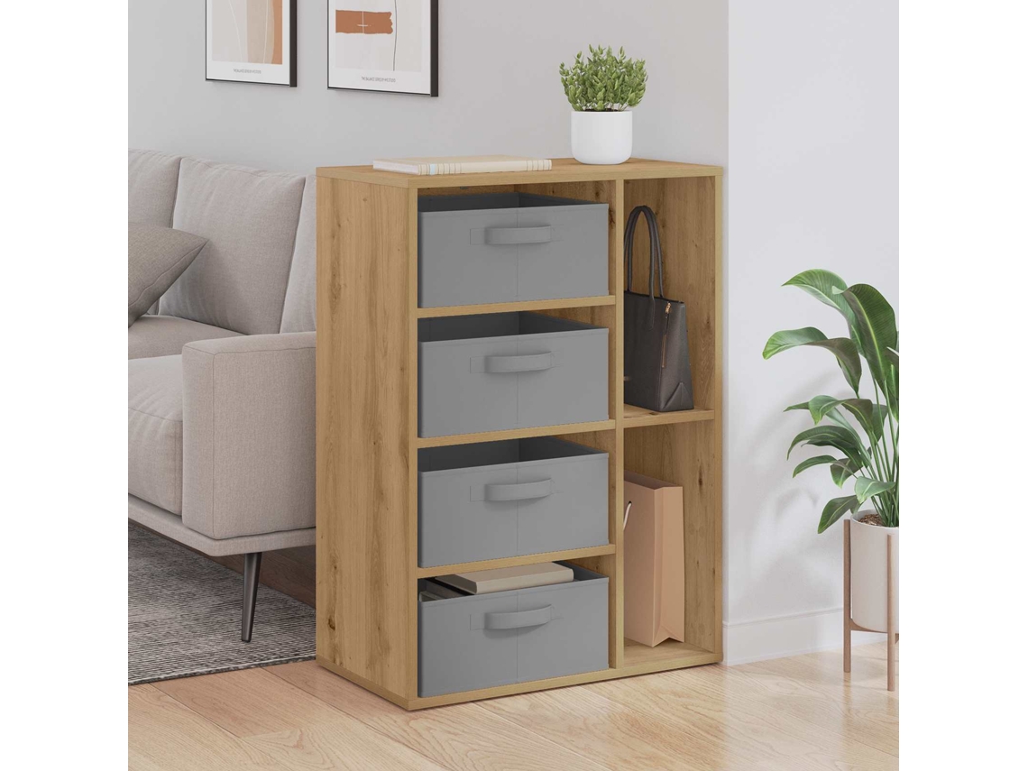 Vidaxl Buffet Carvalho Arttisan 60 X 33,5 X 84 Cm