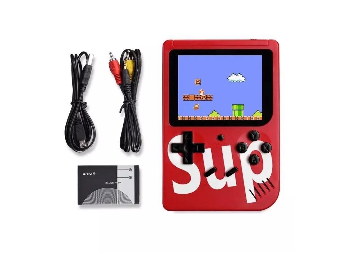 Mini Consola Retro Portátil 400 Jogos Ecrã 3” Cabo Para Tv E Comando Extra*