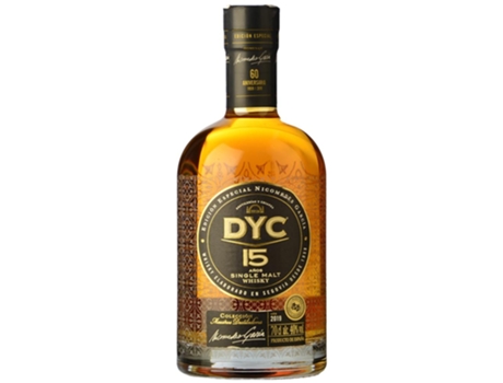 Whisky DYC Single Malt Dyc 15 Anos (0.7 L - 1 unidade)