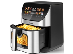Fritadeira Sem Óleo XXL 8,5l 12 Programas Led Toque VELTRIX
