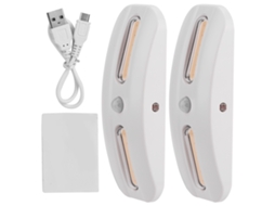 Rebe-2pcs Luz Led Cob Com Sensor De Movimento Para Armário, Gabinete, Closet, Luz Noturna Recarregável Usb