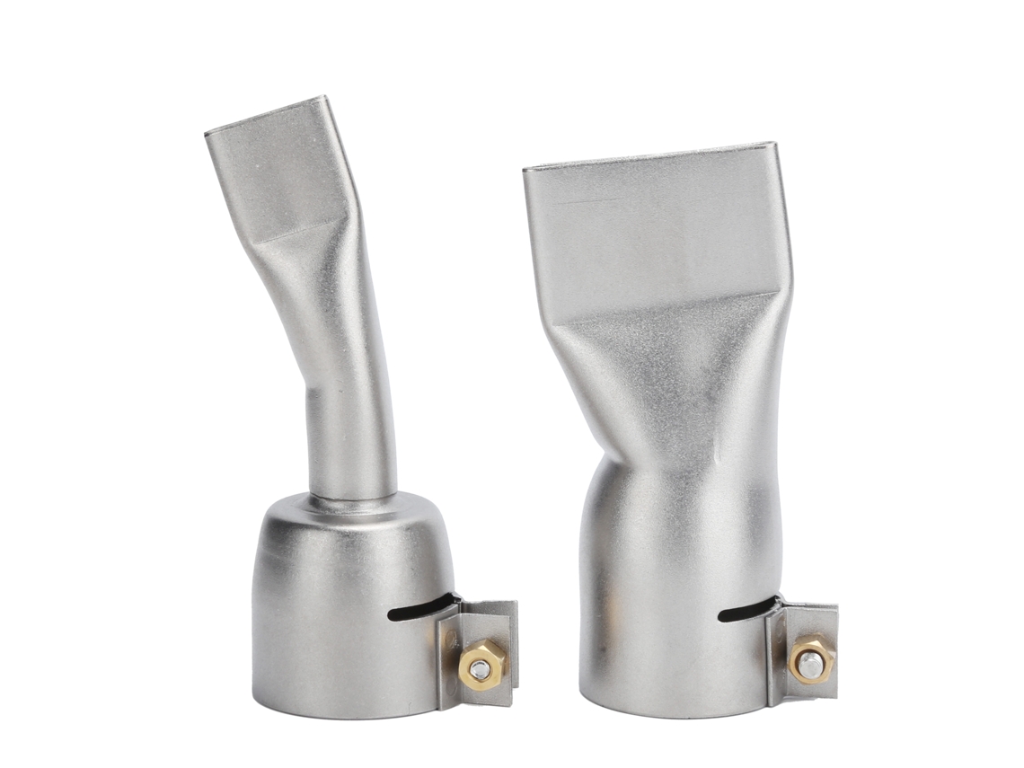 2pçs Bico Plano Pistola Solda 20mm e 40mm Aço Inox