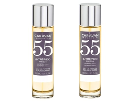 Conjunto de 2 Perfumes CARAVAN para Homem Nº55 150Ml
