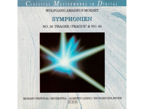 Cd Symphonien No 38 Prager Prague No 40 Classical Masterworks