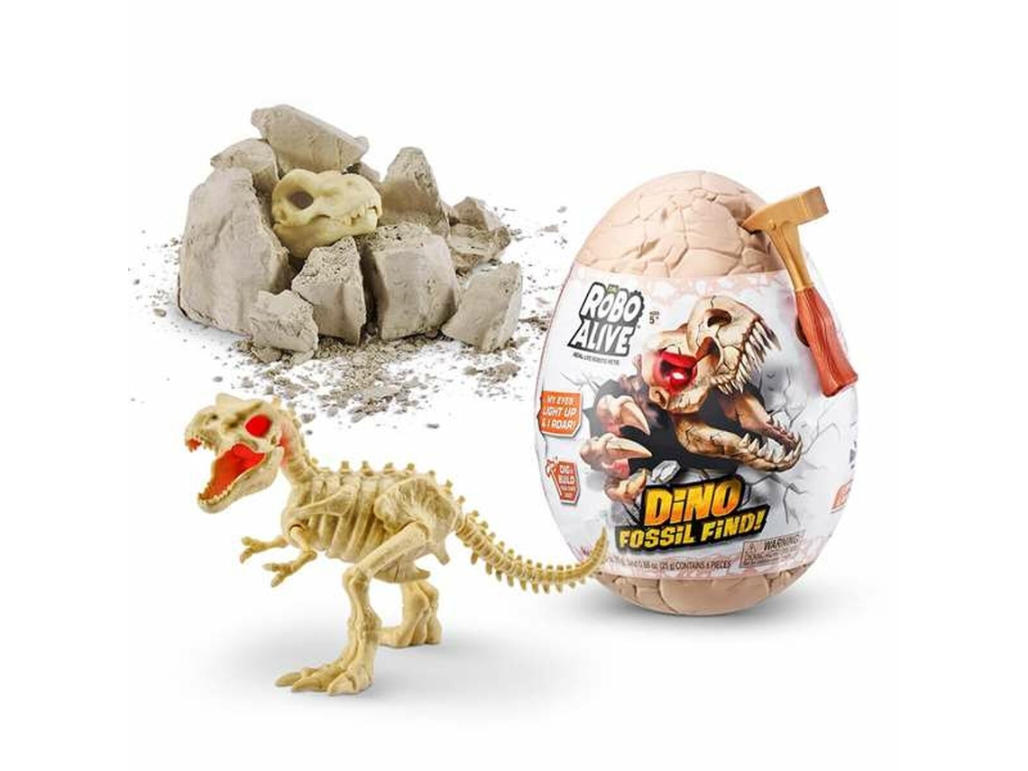 Caixa Surpresa Zuru Robo Alive Dinossauro Ovo Figura Colecionável (Idade Mínima Recomendada:  3 anos)