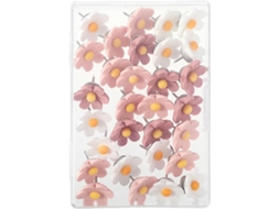 Conjunto De 30 Alfinetes Hexagonais Em Formato Flor Para Decorar