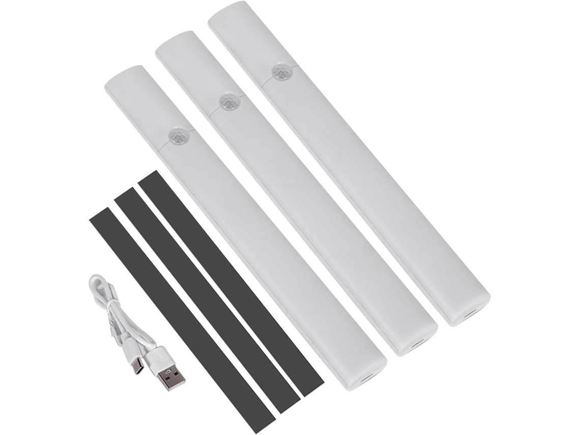 Luz Noturna Led Magnética Recarregável Para Quarto Com Sensor De