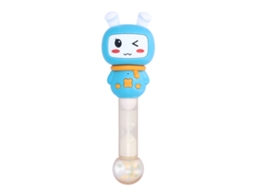 Mali chocalhos Musicais para Bebê Chiclete Dental com Luz e Brinquedo de Estilo Cartoon