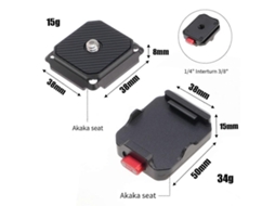 Para Arca Quick Release Plate Base Grampo Suporte Estabilizador De Câmera Dslr Slowmoose