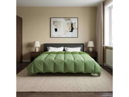 Vidaxl Edredom De Verão Simples Verde 200 X 220 Cm Microfibra