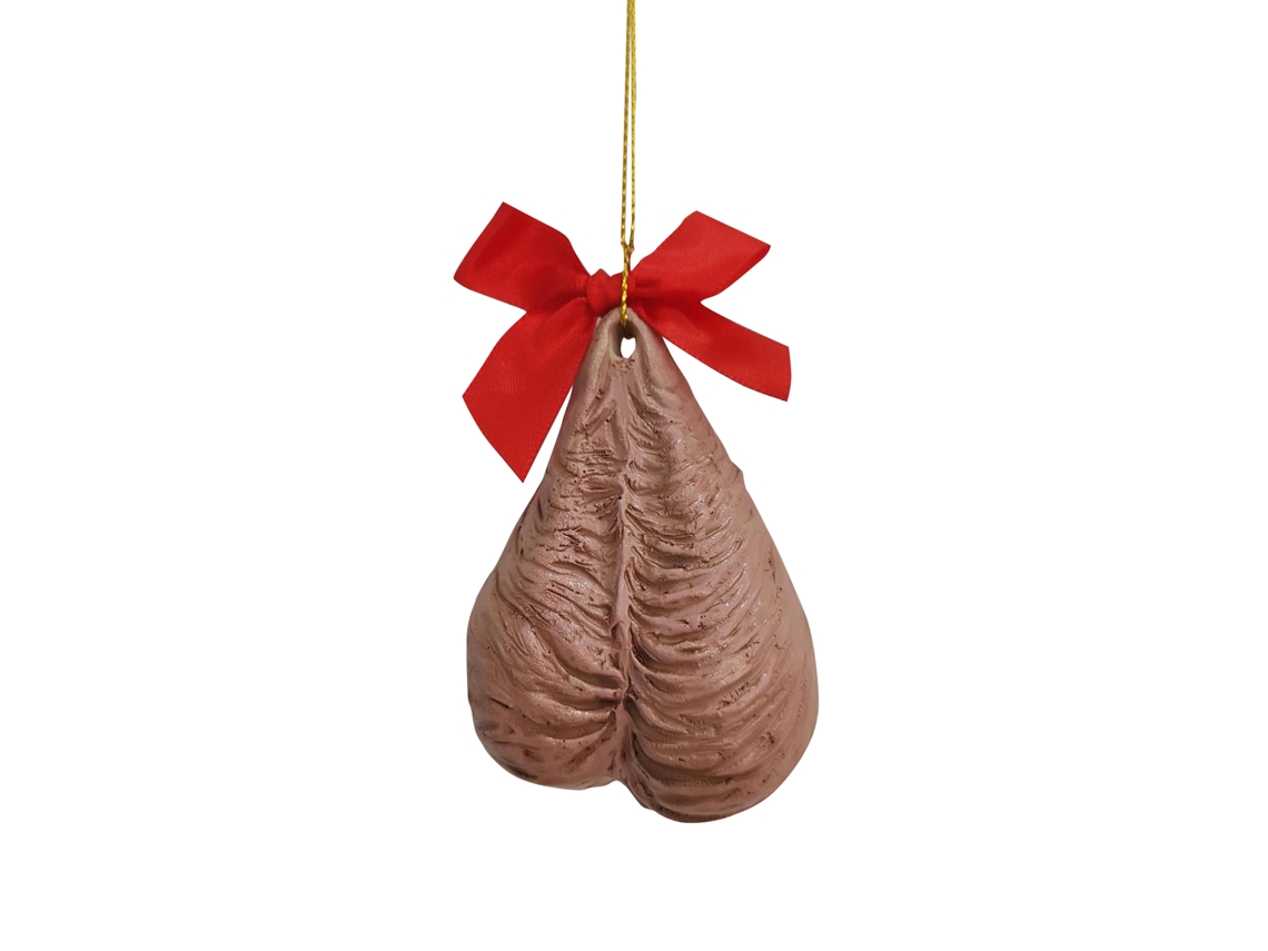 Laxiscreed Enfeite De Natal Com Laço E Ovo Para Decoração Festiva E Divertida