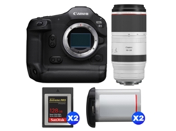 Eos R1 + Rf 100 500mm F/4.5 7.1 L Is Usm + 2 Sandisk 128gb Extreme Pro Cfexpress Type B + 2 Canon Lp e19 + Ebook Pricedirect CANON