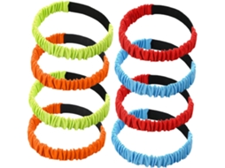 Conjunto De 8 Faixas Elásticas Para Corrida Três Pernas, Feitas Tecido Oxford Resistente E Borracha, Duráveis