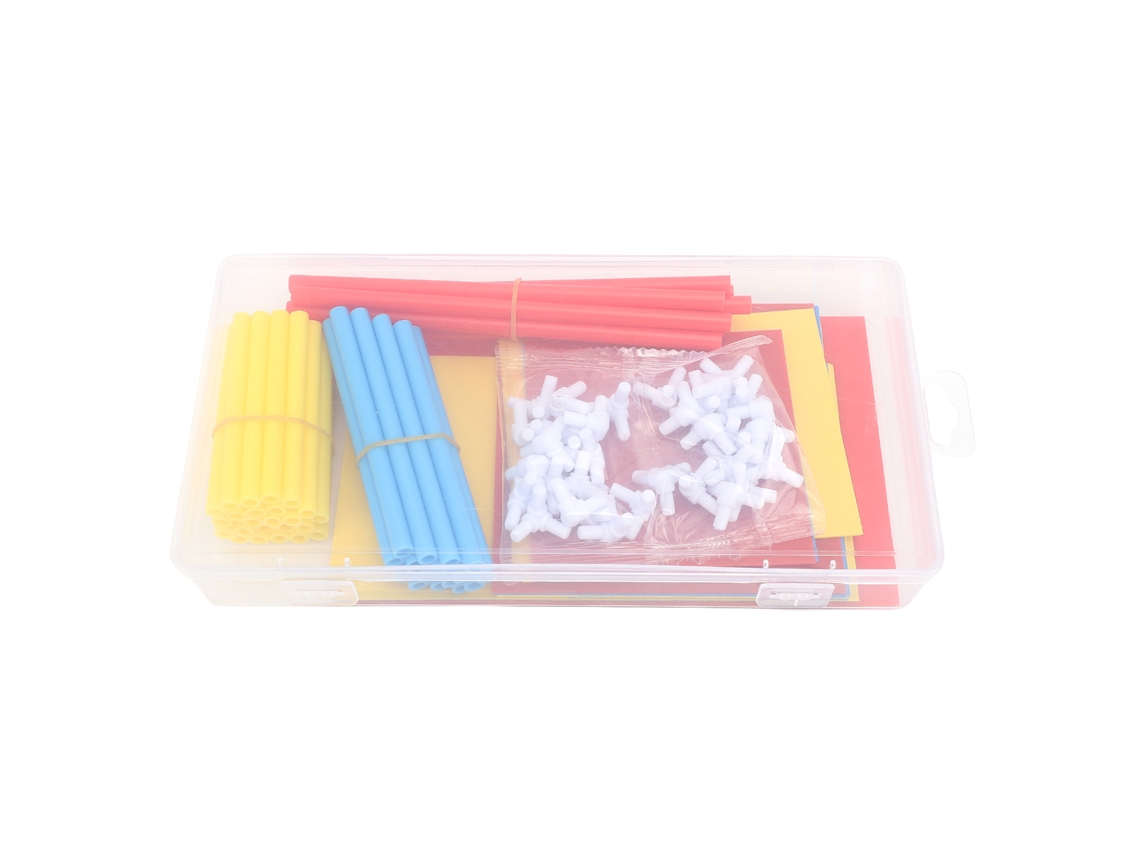 Bloques De Palos De Construcción Plásticos Multicolores Juguete Educativo Geométrico 3d Interactivo