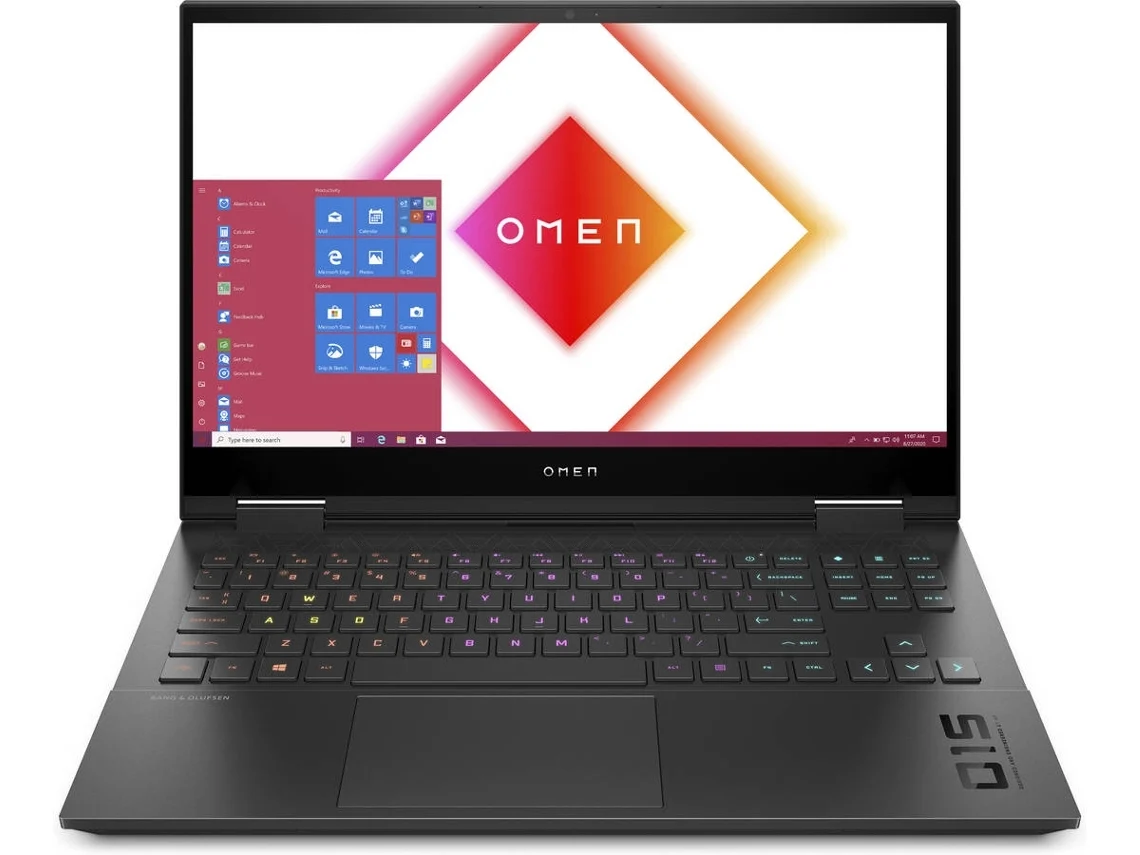 Portátil Gaming HP OMEN 15-ek0002np (Outlet Grade A - Intel Core i5-10300H - NVIDIA GeForce GTX 1660 Ti - RAM: 16 GB - 512 GB SSD PCIe - 15.6'')