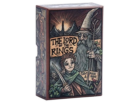 Livro Lord of the Rings Tarot Deck and Guide de Casey Gilly (Inglês)