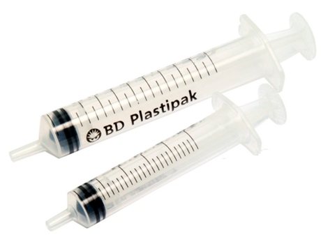 Seringa Luer Plastipack de Três Peças 100 Unidades 2Ml HERBI FEET