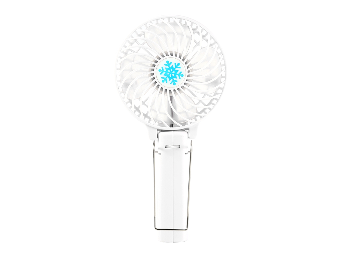 Ventilador Portátil Ledusb Laxiscreed, Mini Dobrável E Recarregável, Silencioso E Compacto Para Uso Prático