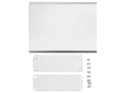 Caja De Proyecto De Alumínio Mate Prata 28x84x110mm, Estojo Integrado Para Produtos Eletrônicos Diy