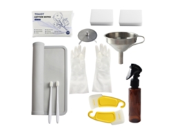 Kit De Ferramentas De Limpeza Para Impressora 3d Resina Com Raspador, Tapete De Silicone, Filtro, Pincel E Luvas