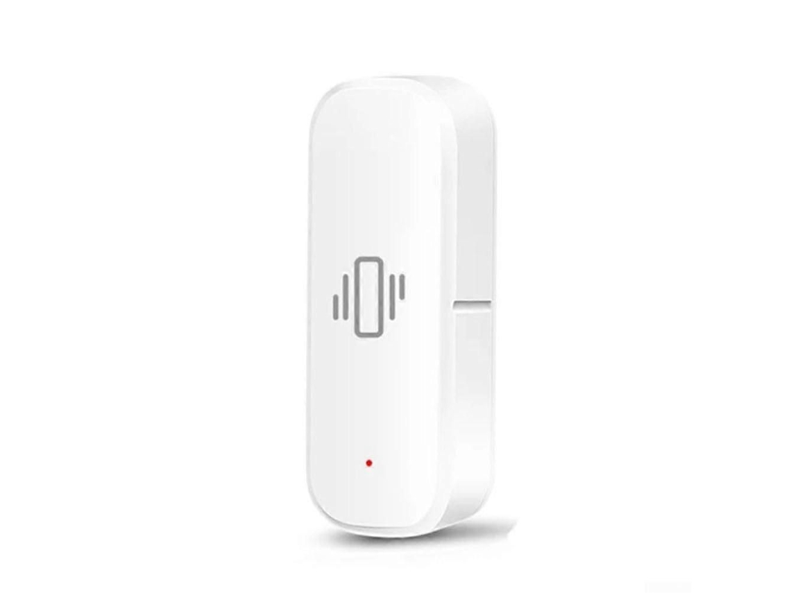 Sensor De Vibração Inteligente Com Sensibilidade Ajustável E Alerta De Bateria Fraca Para O Sistema De Segurança Residencial Tuya.