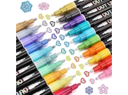 Marcadores De Contorno Sparkling Doodle: Conjunto De 20 Marcadores