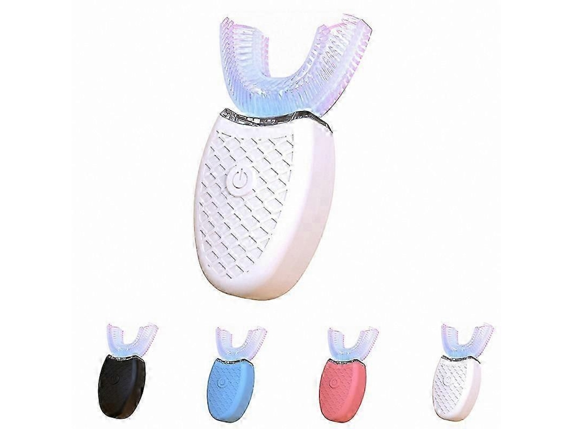 Escova de Dentes Automática em Formato U com Rotação 360 ​​graus, para Crianças e Adultos, Função Clareame Nto Luz Fria. GOKOCO