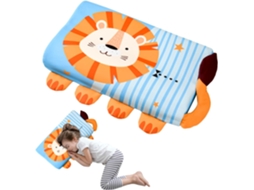 Almofada Infantil Ice Silk, Travesseiro Ergonômico De Espuma Viscoelástica Com Capa Removível, 45x27cm/leão Gertiz