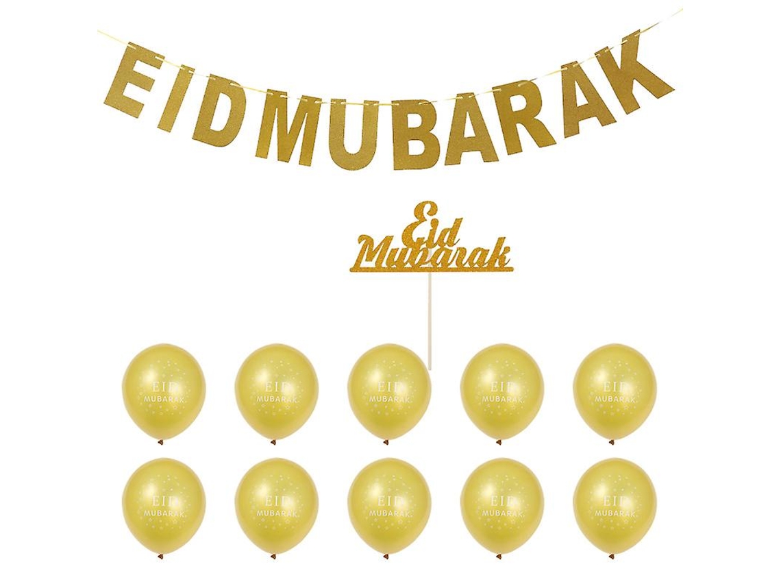 12pcs Balões De Látex Para O Ramadã Allinless