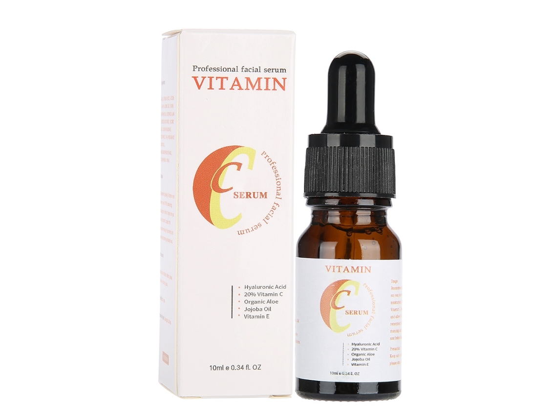 Soro Facial Com Ácido Hialurônico E Vitamina C Natural Brancamento E Hidratação