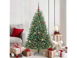 Vidaxl Árvore De Natal Articulada Artificial Verde 150 Cm Pvc E Metal