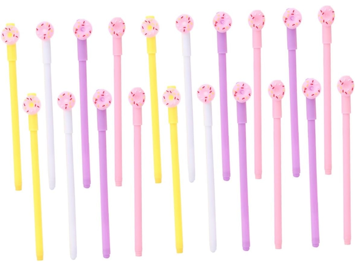 Stobok 20 Unidades Canetas Em Gel Marcador Infantil Marca-texto Caneta
