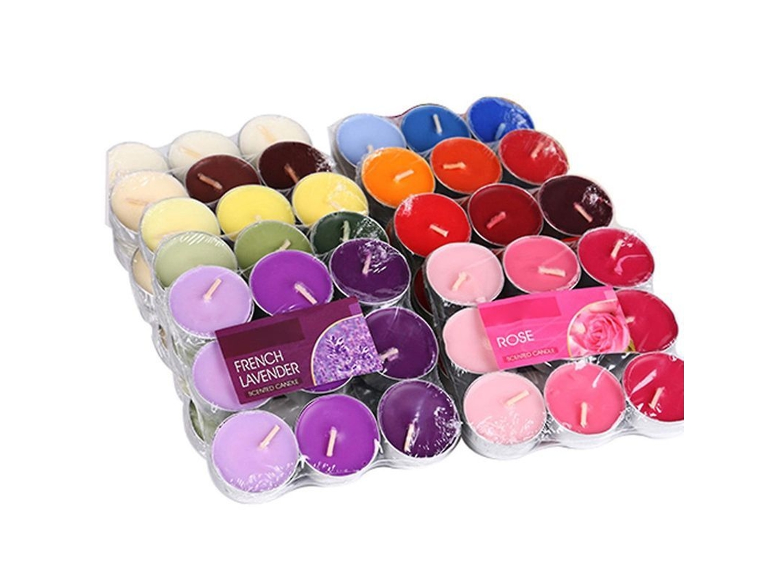 Vela Perfumada De 4h De Queima, 9 Unidades, Sem Fumo, Ideal Para Festas E Decoração Em Casa
