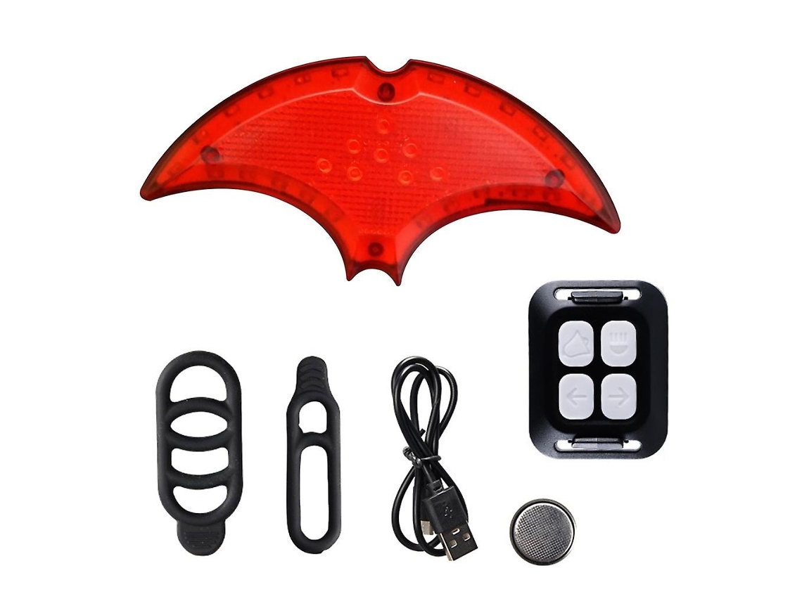 Lurelia Iscas De Pesca Resistente À Água Recarregável Usb, Sem Fio, Led, Para Ciclismo, 500 Mah