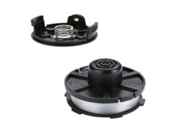 C6D para cortador de grama MAKITA AKKUSENSE DUR181Z, DUR181RF, DUR181, 1 carretel de linha, tampa do carretel e suporte