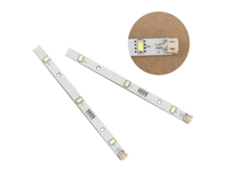 2 Fitas de Led para Geladeira/freezer Rongsheng Hisense Logic Mddz, 162a 1629348 BRILVIBERA