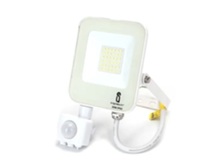 Foco Led 20w 230v 6500k 1800lm C/ Sensor Ip65 Branco