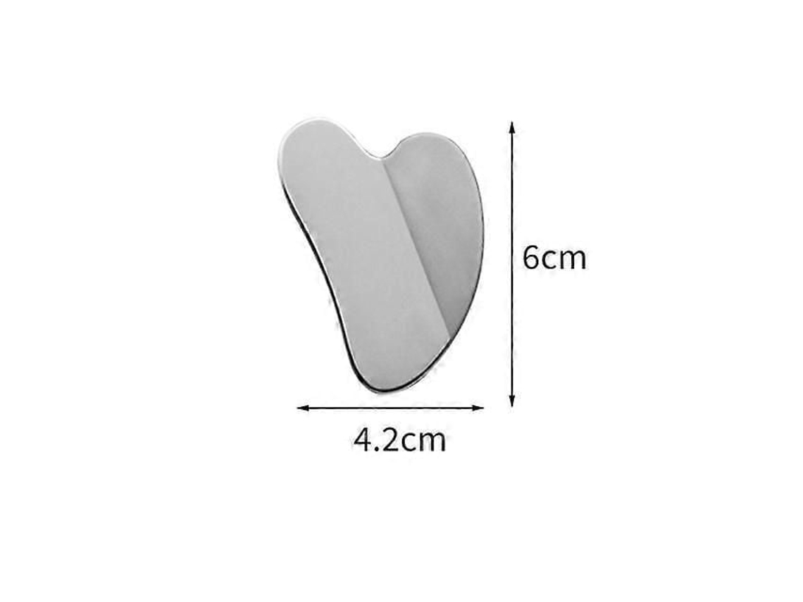 1 Peça de Massageador Raspador Gua Sha em Aço Inoxidável para Rosto, Pescoço e Corpo. Ferramenta Massagem Pa Ra Cuidados com a Pele Fac GOKOCO