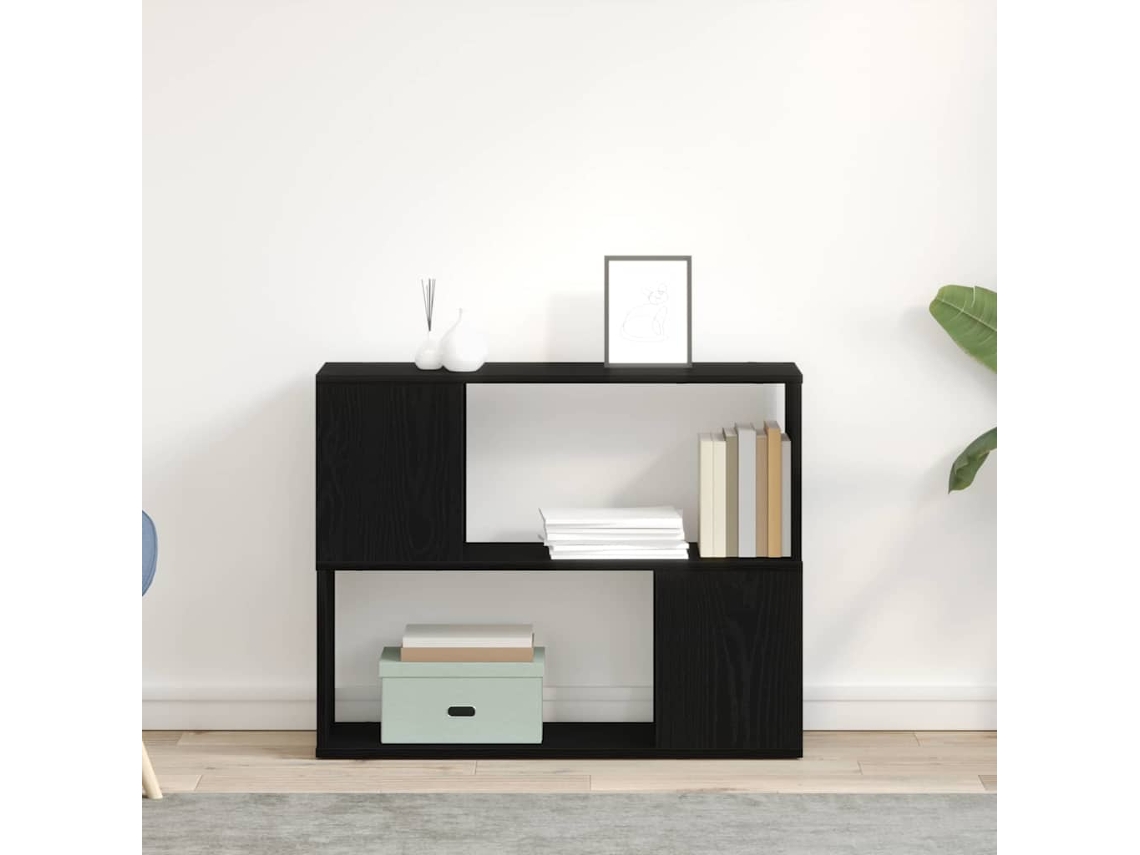 Vidaxl Conjunto De Móvel De Tv 80 X 24 X 63 Cm Carvalho Preto
