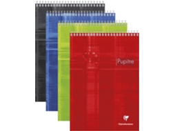 Bloco de Notas Espiral CLAIREFONTAINE Pupitre Din A4 Quadrado