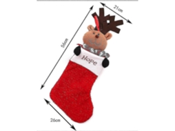 Meia De Natal 3d, Decoração De Natal, Sacola De Presente E Guloseimas, Meia De Natal Pendurada, Artigos De Natal Para Casa E Escritório. Loja Olysi