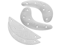 Kit De Reparo Com 2-pares Protetores Calcanhar Metal Para Ferraduras Cavalo Substituição Placas Conserto