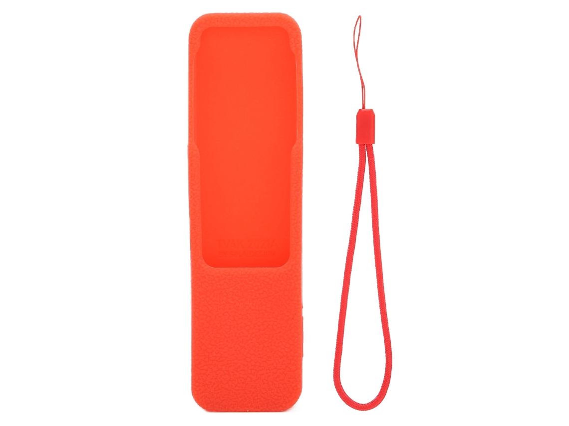 Aetheria capa Protetora de Silicone Anti derrapante Lavável para Controle Remoto Apple Tv 4k Vermelha