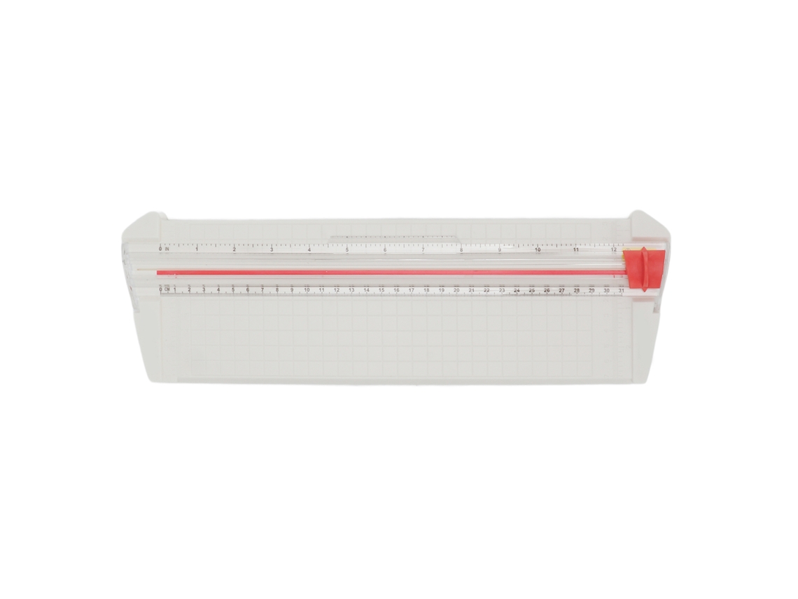 Cortadora De Papel Pequeña Portátil Precisa Escala Métrica Imperial Para Papel A3 A4 Foto