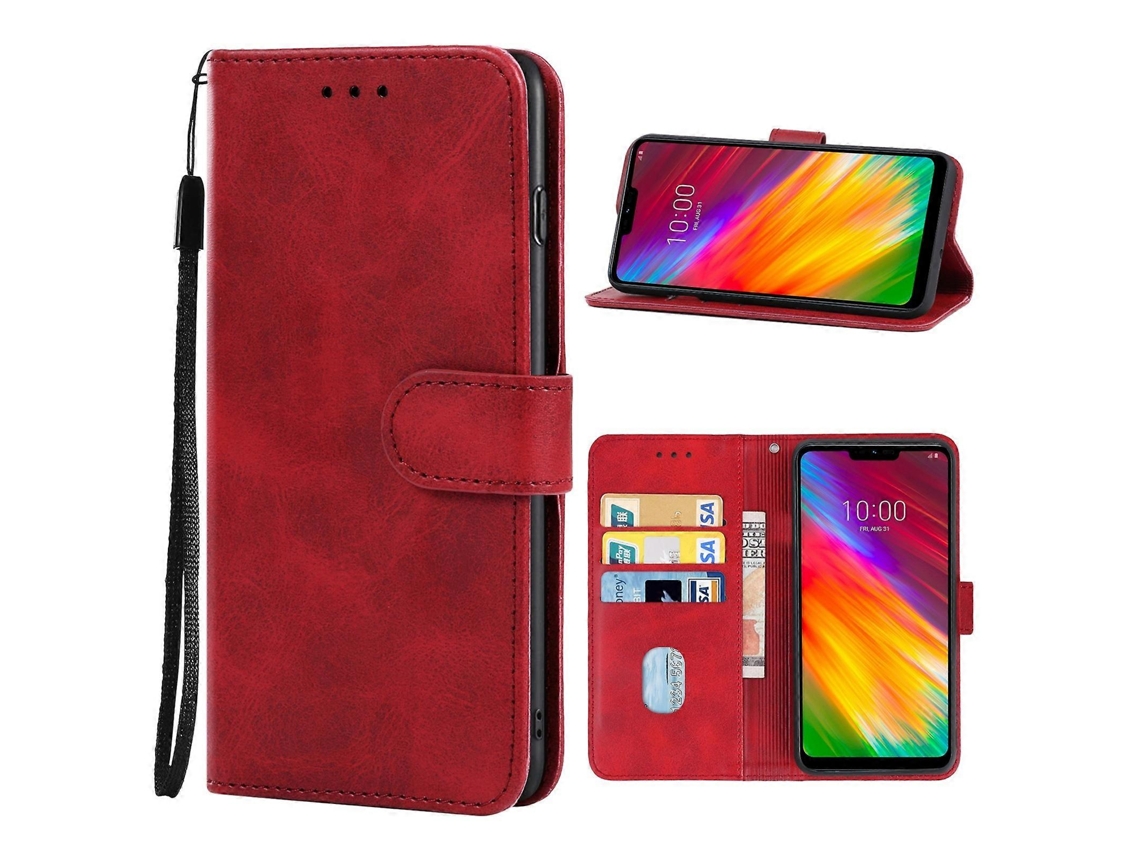 Capa De Couro Para Lg G7 Fit