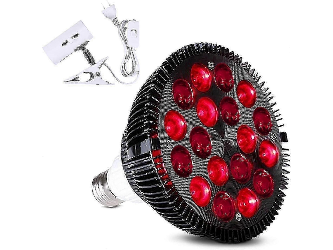 Lâmpada de Terapia Luz Vermelha com Suporte Lâmpada, 660nm Vermelho e 850nm Infravermelho Próximo Combo, Dispo Sitivo para Interr GOKOCO
