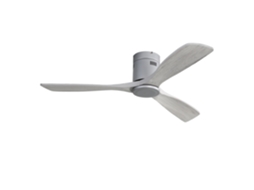 Ventilador De Teto Dc De 52 Polegadas,3 Pás De Madeira,reversível Silencioso E Controle Remoto